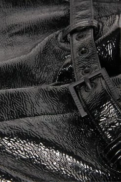 Ted Baker Black Vinala Barrel Leg Vinyl Trousers -TED BAKER Sales Store unnamed file 3217