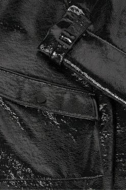 Ted Baker Black Vinala Barrel Leg Vinyl Trousers -TED BAKER Sales Store unnamed file 3218