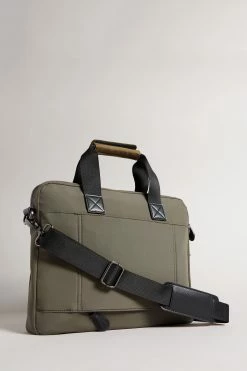 Ted Baker Freds Khaki Colourblock Document Bag -TED BAKER Sales Store unnamed file 322