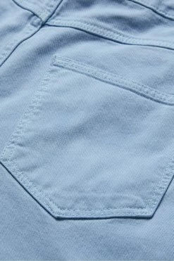 Ted Baker Blue Zandin Lt-Wash Barrel Leg With Front Yoke And Pleat Detail Trousers -TED BAKER Sales Store unnamed file 3223