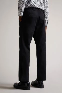 Ted Baker Black Dalham Leyden Fit Heavy Twill Trousers -TED BAKER Sales Store unnamed file 3233