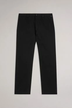 Ted Baker Black Dalham Leyden Fit Heavy Twill Trousers -TED BAKER Sales Store unnamed file 3234