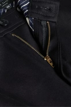 Ted Baker Black Dalham Leyden Fit Heavy Twill Trousers -TED BAKER Sales Store unnamed file 3235