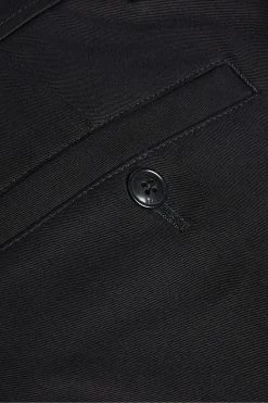 Ted Baker Black Dalham Leyden Fit Heavy Twill Trousers -TED BAKER Sales Store unnamed file 3236