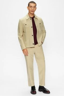 Ted Baker Cream Telscop Moleskin 5 Pocket Trousers -TED BAKER Sales Store unnamed file 3262