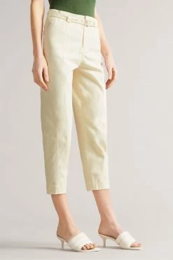 Ted Baker Nysse White Panelled Barrel Leg Trouser -TED BAKER Sales Store unnamed file 3268