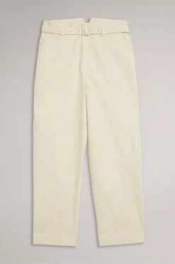 Ted Baker Nysse White Panelled Barrel Leg Trouser -TED BAKER Sales Store unnamed file 3272