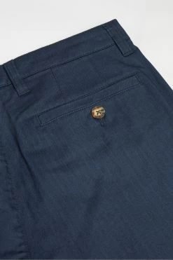 Ted Baker Blue Talkin Pleated Herringbone Trousers -TED BAKER Sales Store unnamed file 3277