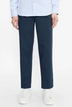 Ted Baker Blue Talkin Pleated Herringbone Trousers -TED BAKER Sales Store unnamed file 3278