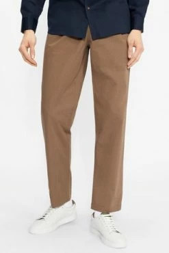 Ted Baker Brown Talkin Pleated Herringbone Trousers 13 Ted Baker Brown Talkin Pleated Herringbone Trousers -TED BAKER Sales Store unnamed file 3305