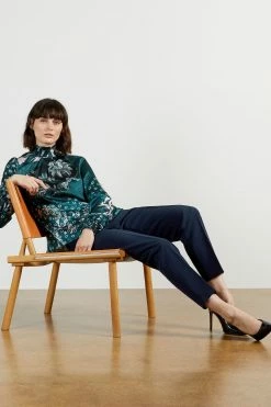 Ted Baker Blue Rraet Slim Tailored Trousers -TED BAKER Sales Store unnamed file 3316