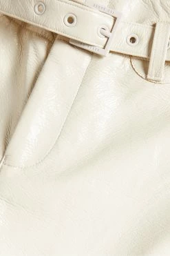 Ted Baker Vinala Ivory Cream Barrel Leg Vinyl Trousers -TED BAKER Sales Store unnamed file 3321