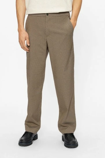 Ted Baker Brown Alioth Puppytooth Trousers 7 Ted Baker Brown Alioth Puppytooth Trousers - Image 5
