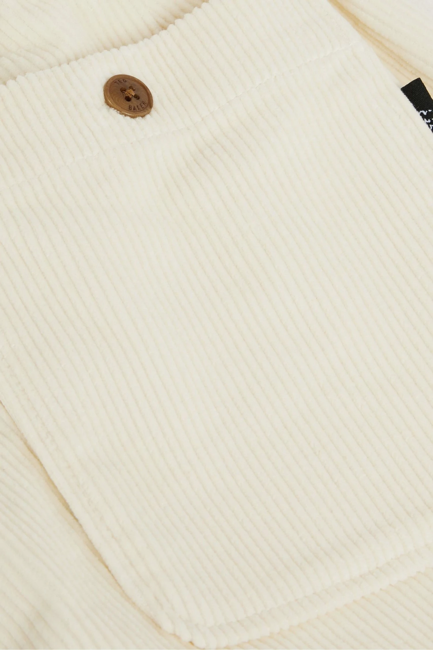 Ted Baker Mens White Cloud Wide Cord Drawstring Trousers 6 Ted Baker Mens White Cloud Wide Cord Drawstring Trousers - Image 4