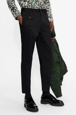 Ted Baker Black Kosmos Brushed Twill Tapered Trouser 10 Ted Baker Black Kosmos Brushed Twill Tapered Trouser -TED BAKER Sales Store unnamed file 3358