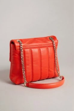 Ted Baker Red Ayalina Leather Puffer Quilt Detail Mini Xbody Bag -TED BAKER Sales Store unnamed file 338