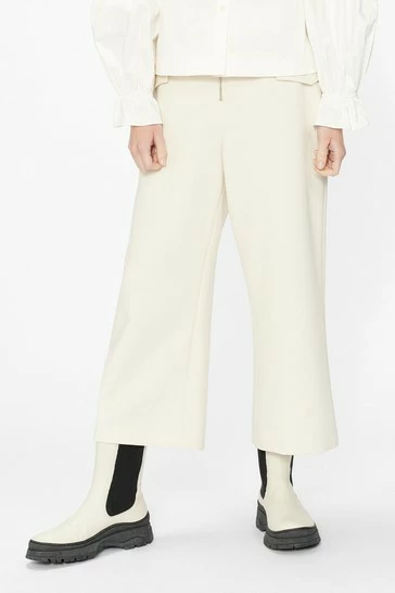 Ted Baker Elmah White Cropped Soft Flare Trousers 8 Ted Baker Elmah White Cropped Soft Flare Trousers - Image 6