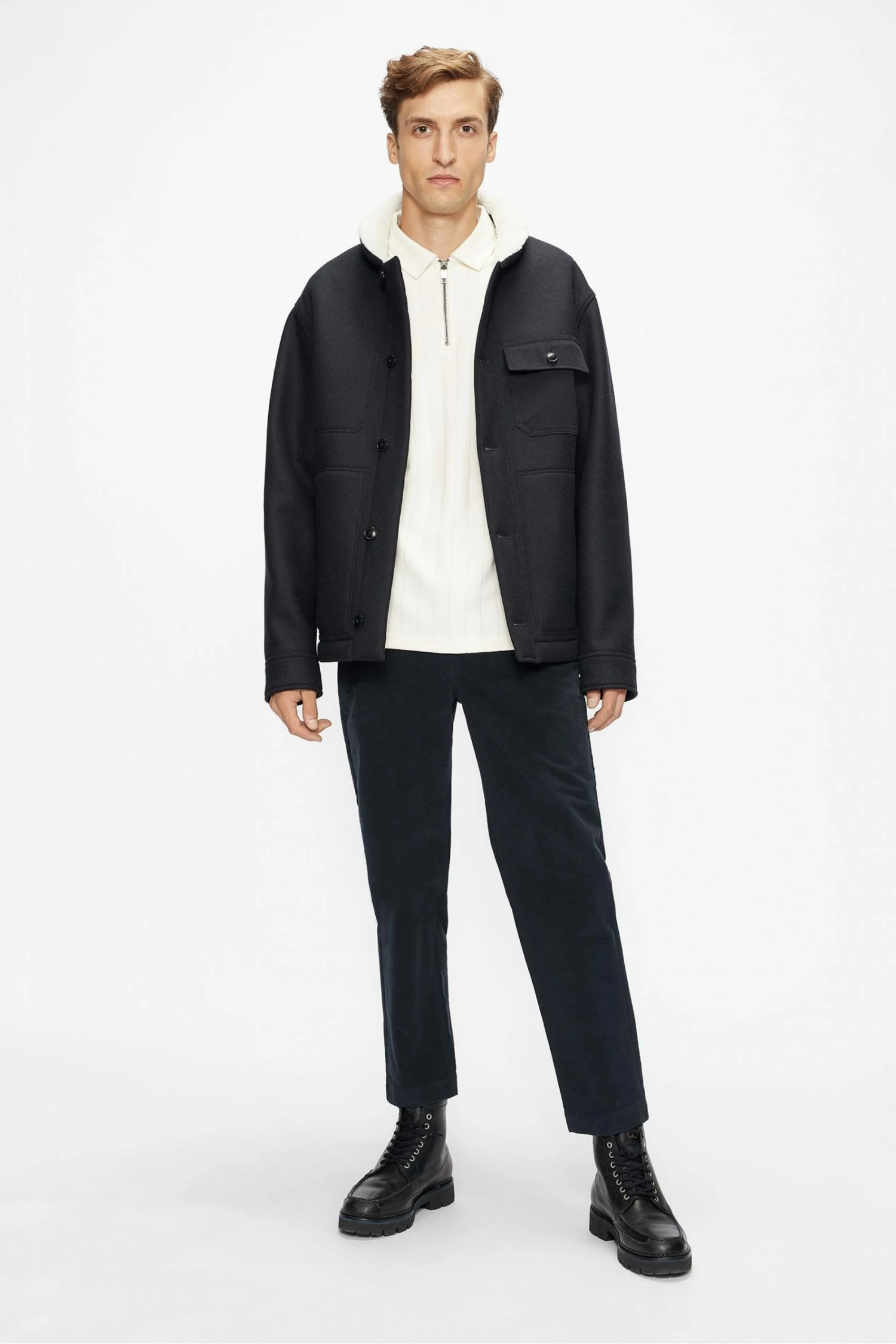 Ted Baker Blue Telscop Moleskin 5 Pocket Trousers 5 Ted Baker Blue Telscop Moleskin 5 Pocket Trousers - Image 3