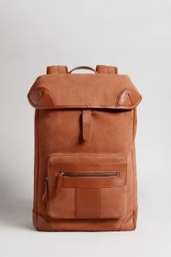 Best Seller 21 Ted Baker Tyson Dark Orange Suede T Backpack