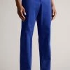 Ted Baker Gerlan Blue Leyden Fit Textured Trousers -TED BAKER Sales Store unnamed file 3413
