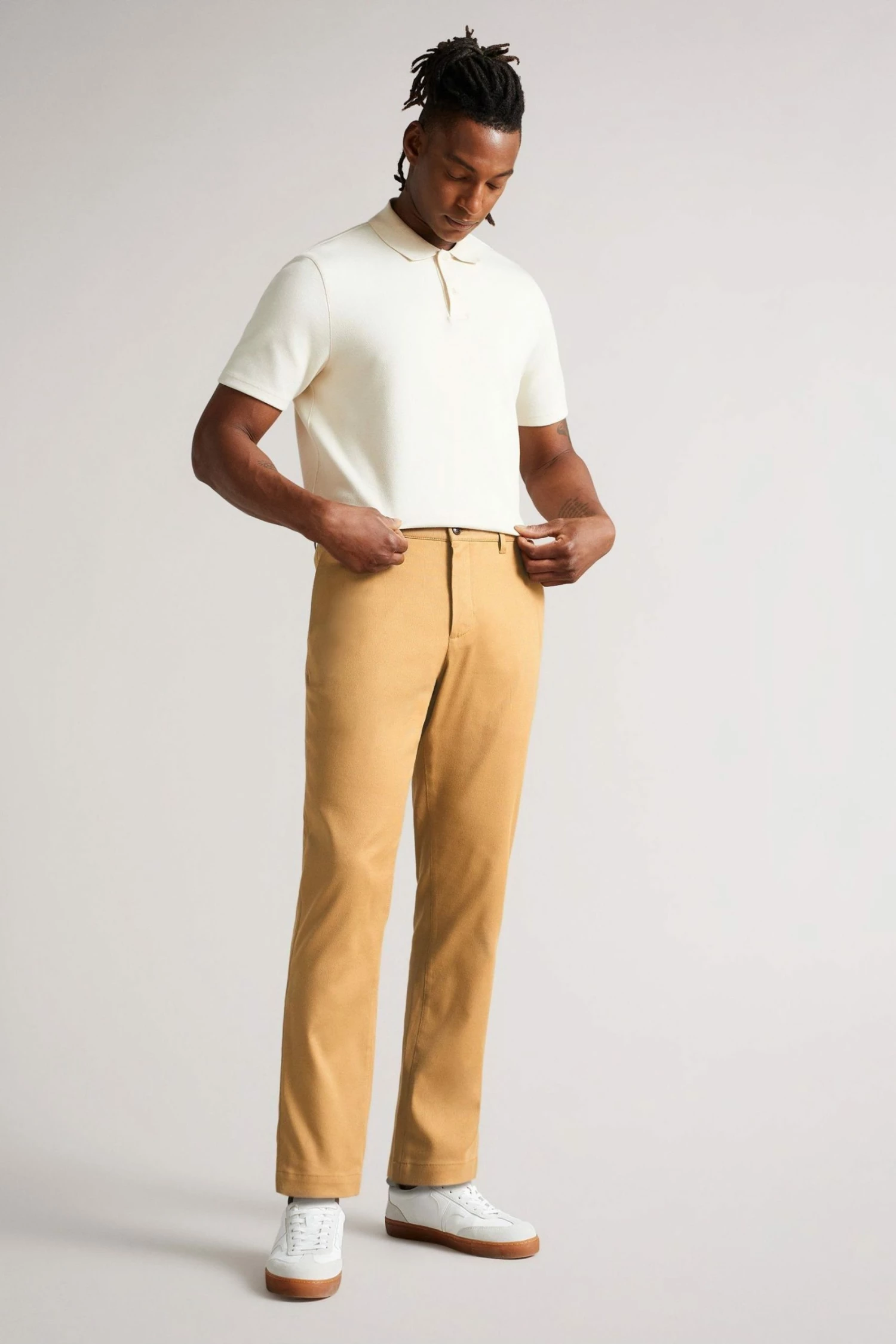 Ted Baker Brown Boxwel Camburn Fit Textured Trousers 3 Ted Baker Brown Boxwel Camburn Fit Textured Trousers