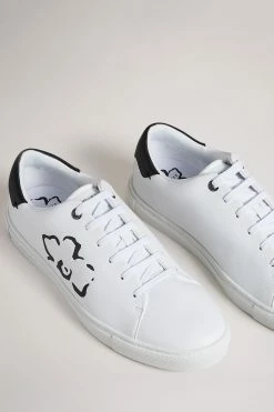 Ted Baker Sammuel White Flower Printed Cupsole Sneakers -TED BAKER Sales Store unnamed file 3460