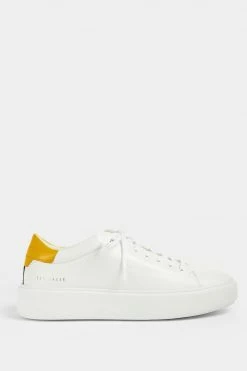 Best Seller 5 Ted Baker Yellow Yinka Leather Platform Trainers