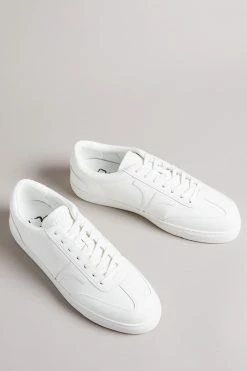 Ted Baker Robertt White Retro Leather Sneakers 8 Ted Baker Robertt White Retro Leather Sneakers -TED BAKER Sales Store unnamed file 3484