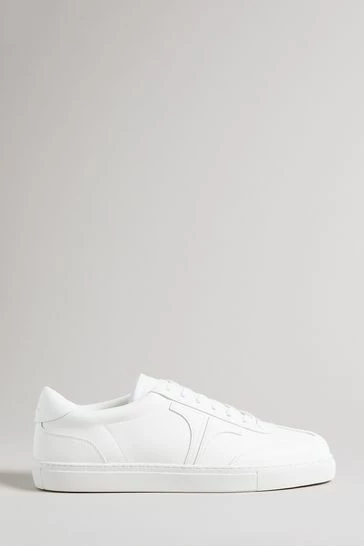 Ted Baker Robertt White Retro Leather Sneakers 7 Ted Baker Robertt White Retro Leather Sneakers - Image 5