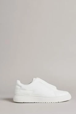Ted Baker Ezraa White Elasticated Cupsole Sneakers -TED BAKER Sales Store unnamed file 3498