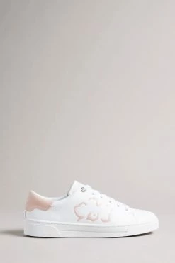Ted Baker White Pink Tarliah Magnolia Flower Placement Cupsole Trainers 11 Ted Baker White Pink Tarliah Magnolia Flower Placement Cupsole Trainers -TED BAKER Sales Store unnamed file 3503