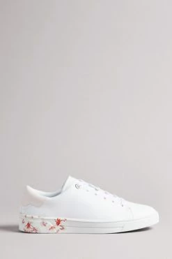 Ted Baker White Urbana Retro Flood Nocturnal Trainers 11 Ted Baker White Urbana Retro Flood Nocturnal Trainers -TED BAKER Sales Store unnamed file 3523