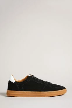 Ted Baker Barker Black Cupsole Suede Sneakers