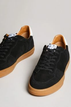 Ted Baker Barker Black Cupsole Suede Sneakers -TED BAKER Sales Store unnamed file 3526