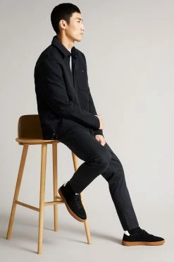 Ted Baker Barker Black Cupsole Suede Sneakers -TED BAKER Sales Store unnamed file 3528