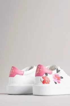 Ted Baker White Daffina Bolt On Platform Trainers -TED BAKER Sales Store unnamed file 3538