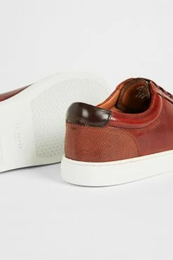 Ted Baker Brown Udamo Leather Trainers 10 Ted Baker Brown Udamo Leather Trainers -TED BAKER Sales Store unnamed file 3553