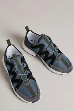 Ted Baker Pierre Charcoal Grey Inflated Sole Runner Trainers -TED BAKER Sales Store unnamed file 3565