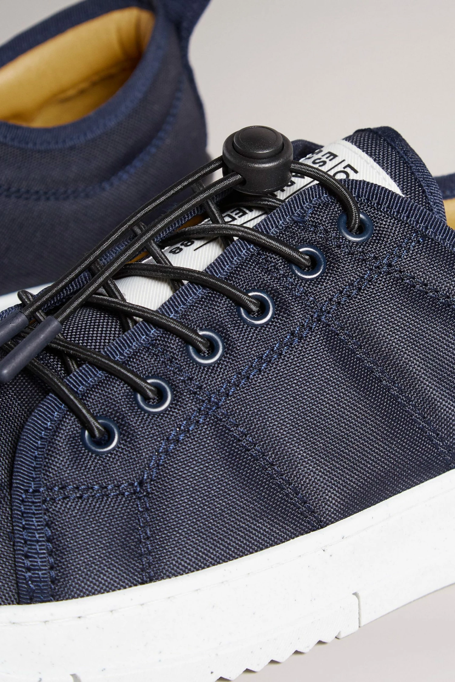 Ted Baker Mens Oliver Recycled Nylon Low-Top Sneakers 5 Ted Baker Mens Oliver Recycled Nylon Low-Top Sneakers - Image 3