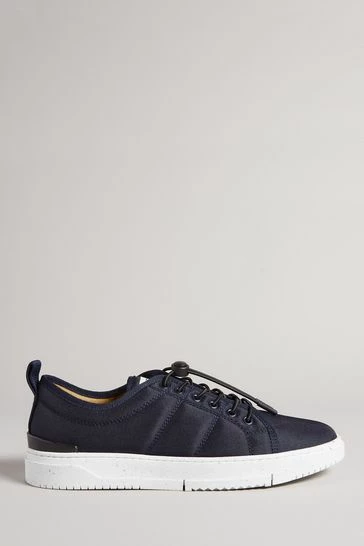 Ted Baker Mens Oliver Recycled Nylon Low-Top Sneakers 7 Ted Baker Mens Oliver Recycled Nylon Low-Top Sneakers - Image 5