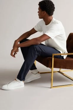 Ted Baker Natural Udammo White-Tan Leather Sneaker 12 Ted Baker Natural Udammo White-Tan Leather Sneaker -TED BAKER Sales Store unnamed file 3603