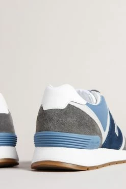 Ted Baker Gregory Charcoal Grey Retro T Runner Trainers -TED BAKER Sales Store unnamed file 3618