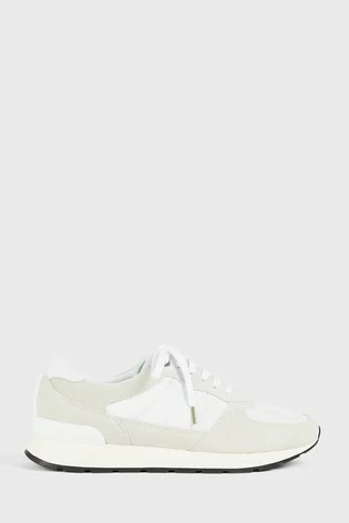 Ted Baker White Neanth Textile Runner Trainers 7 Ted Baker White Neanth Textile Runner Trainers - Image 5