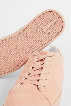 Ted Baker Pink Aryas Suede Colour Drench Trainers -TED BAKER Sales Store unnamed file 3628