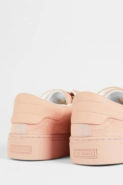 Ted Baker Pink Aryas Suede Colour Drench Trainers -TED BAKER Sales Store unnamed file 3629