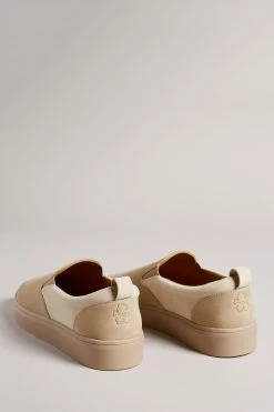 Ted Baker Mens Brown Simmon Nubuck Casual Elastic Sneakers -TED BAKER Sales Store unnamed file 3633