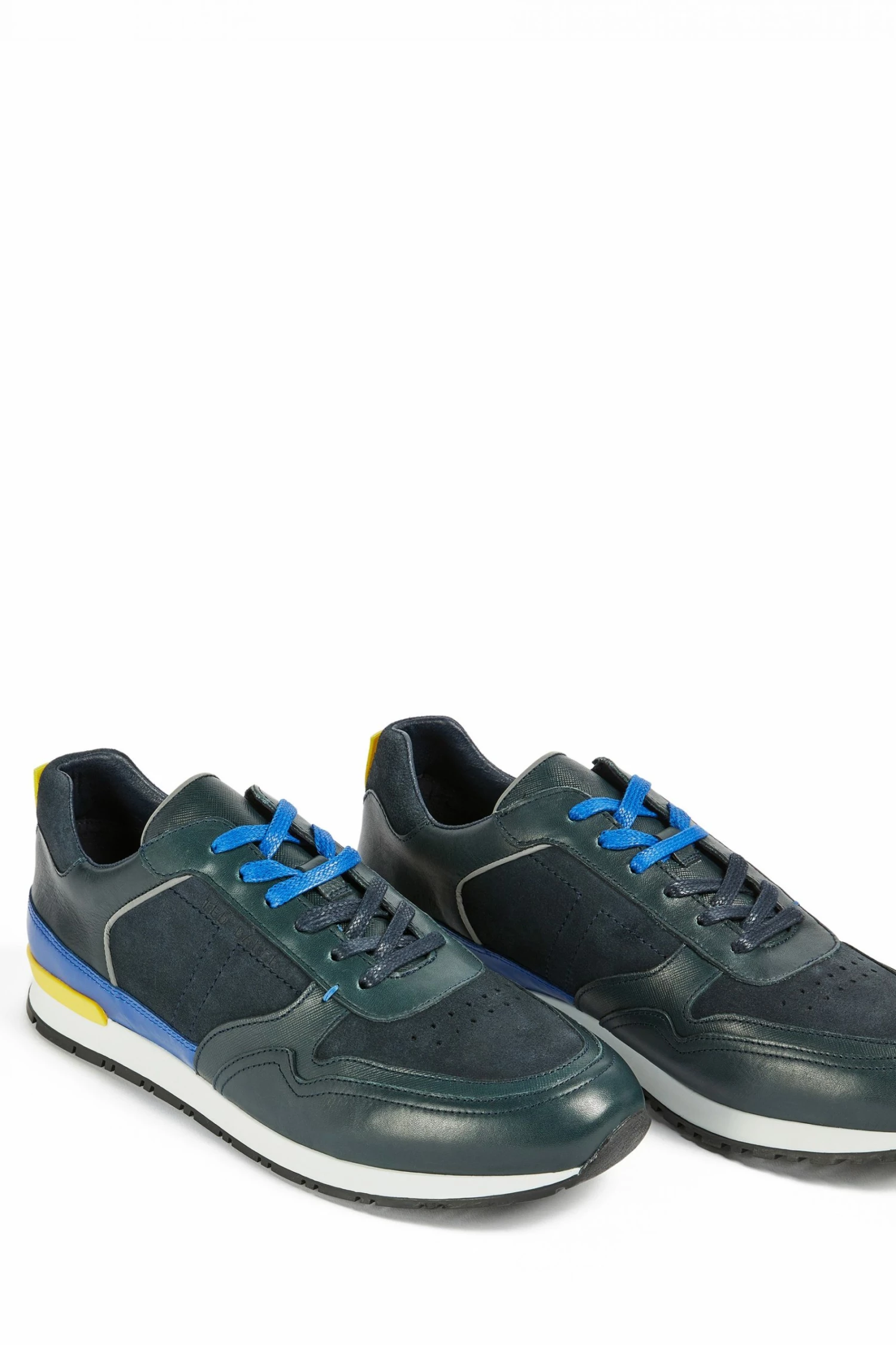 Ted Baker Navy Blue Flowem Navy Runner Trainers 4 Ted Baker Navy Blue Flowem Navy Runner Trainers - Image 2
