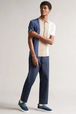 Ted Baker Mens Blue Shaunn Nubuck Casual Sneakers -TED BAKER Sales Store unnamed file 3645