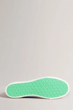 Ted Baker Rannip Blue Magnolia Embroidered High-Top Sneakers 9 Ted Baker Rannip Blue Magnolia Embroidered High-Top Sneakers -TED BAKER Sales Store unnamed file 3655