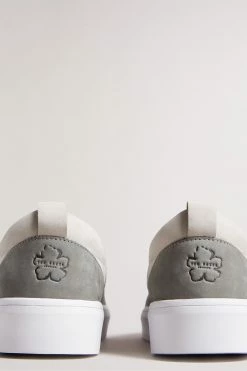 Ted Baker Shaunn Grey Nubuck Casual Sneakers -TED BAKER Sales Store unnamed file 3676